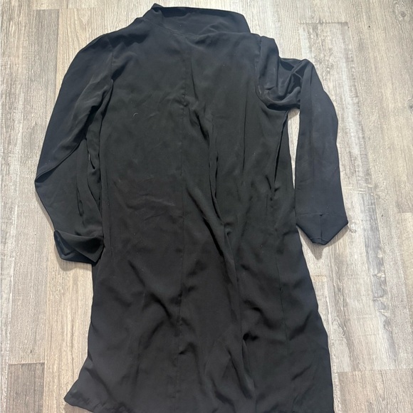 Sleek Black Open-Front Longline
Cardigan Jacket - Size 16 - Picture 2 of 4